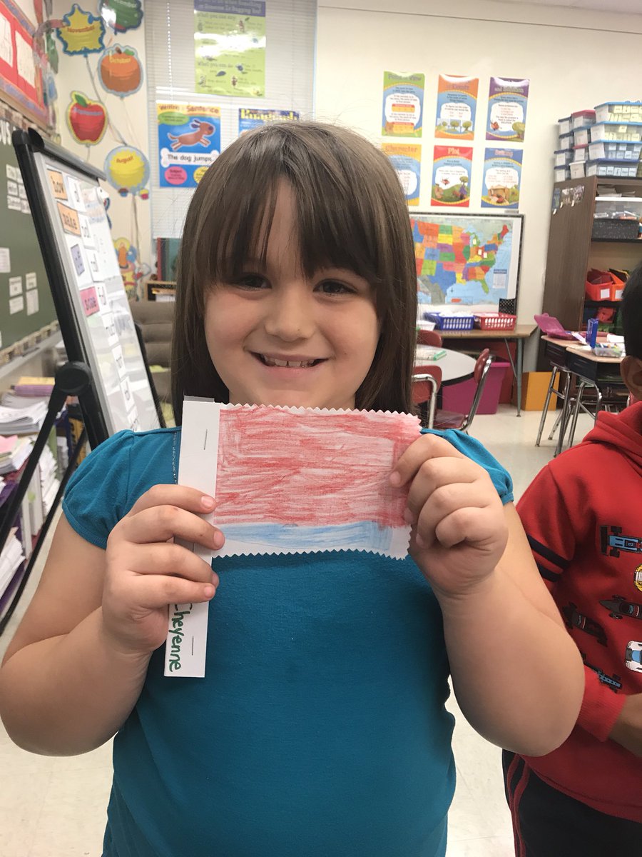 misspetrilla's tweet image. One of our favorite science lessons - #windflags We will measure wind speed each day this week! #mondayraindelay ☔️