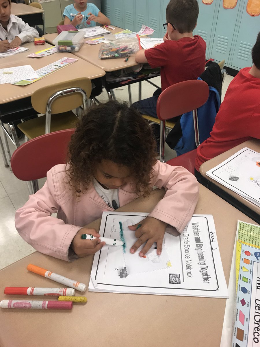 misspetrilla's tweet image. One of our favorite science lessons - #windflags We will measure wind speed each day this week! #mondayraindelay ☔️