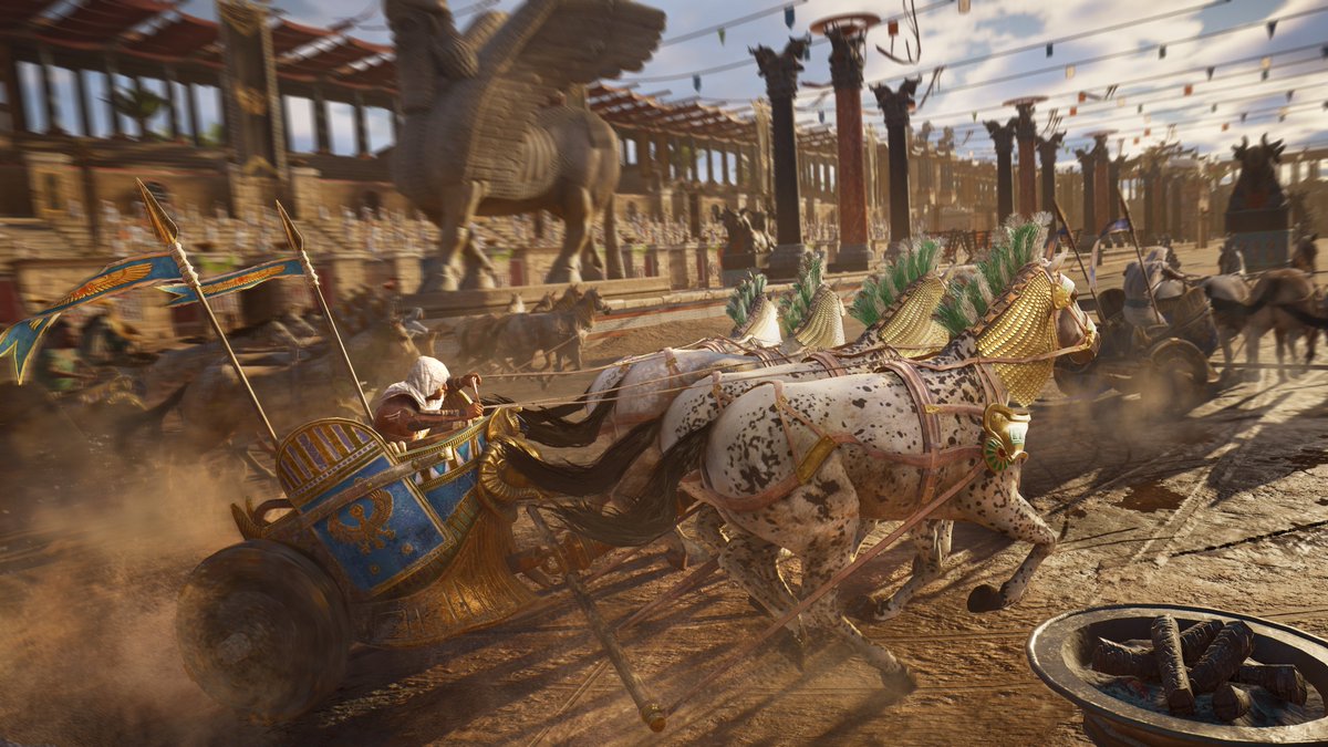 PlanetNate1's tweet photo. @RetweetGamingUK @GodlikeRts @RegalRetweet going to be starting my AC Origins walkthrough in a few days, it looks awesome.... also cats https://t.co/eM8ySvAKdO