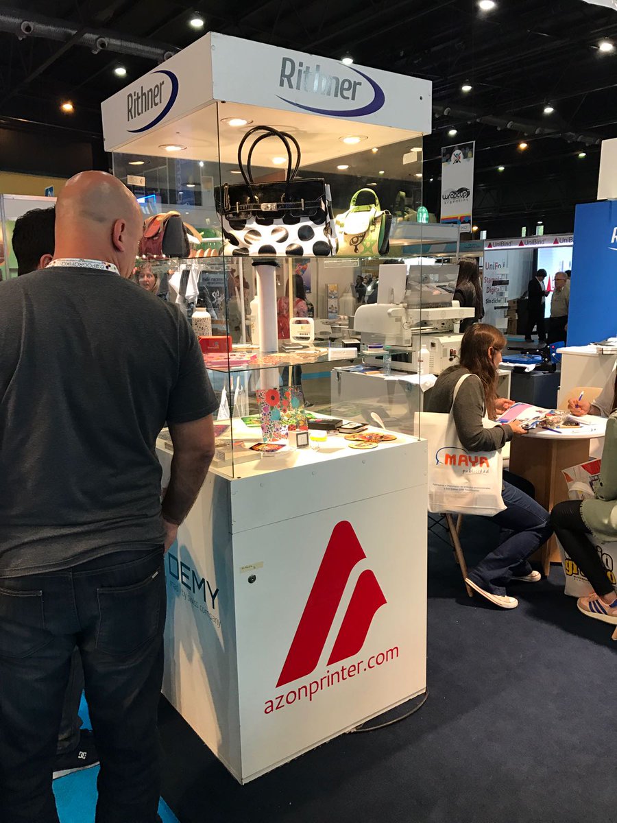 AzonPrinter's tweet photo. Thank you @Expografika and #rithner for welcoming us! Last few days at #boothH40 and #J40 were amazing! #azonprinter #azon #expografika https://t.co/kLFByVPh5T