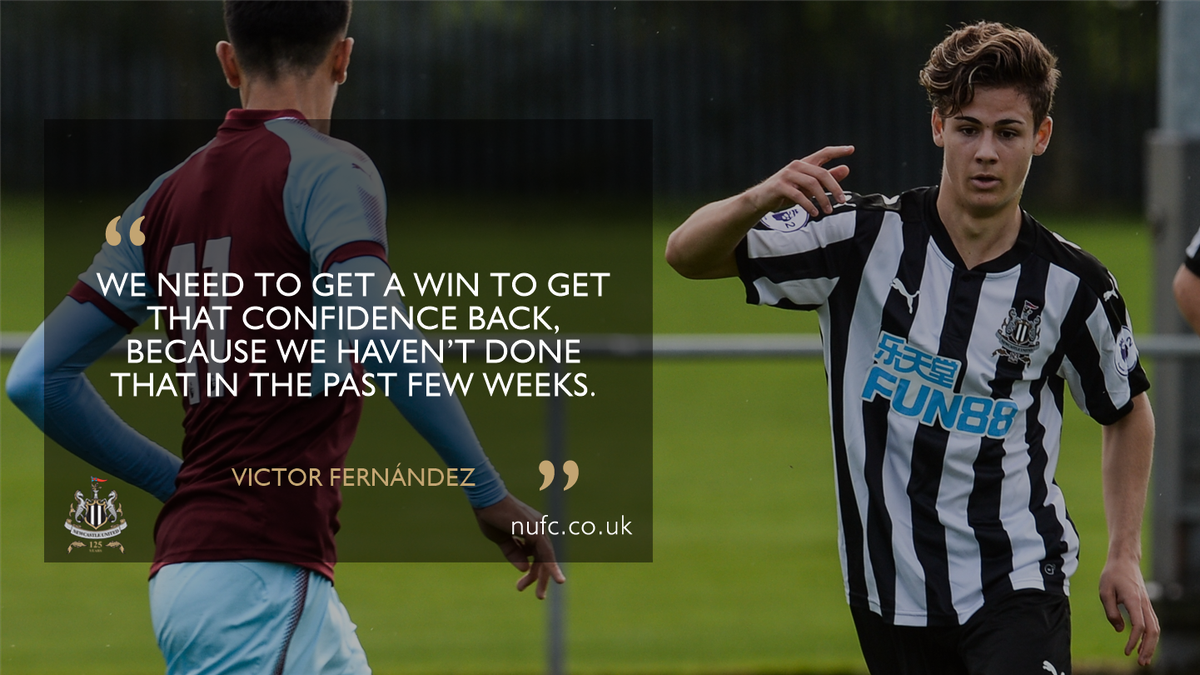 VICTOR FERNÁNDEZ wants to help #NUFC Under-23s get back to winning ways in the <a href="/premierleague/">Premier League</a> International Cup

👉🏽 nufc.co.uk/news/latest-ne…