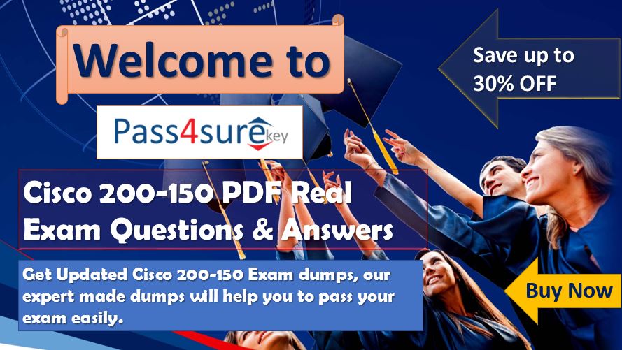 pass4surekey's tweet photo. The 200-150 exam dumps cover every topic of the actual Cisco certification exam. https://t.co/Eee3VISpqf https://t.co/tciuCIeGyc