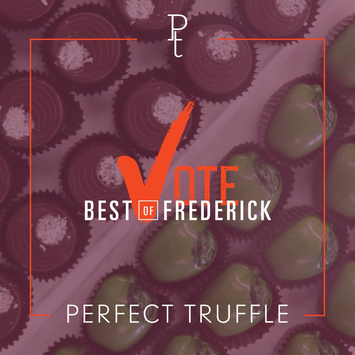 PerfectTruffle's tweet image. Don't forget to vote for Perfect Truffle in Frederick Magazine​'s Best of Frederick competition! bit.ly/2j9UXjp