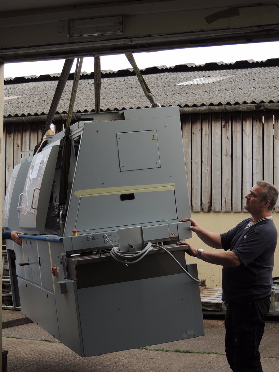 ImprintDigital's tweet photo. It's arrived!!!! #NewBinder #Machinery #BookBinding #BookPrinting #excitingtimes https://t.co/85vKJSrLbZ