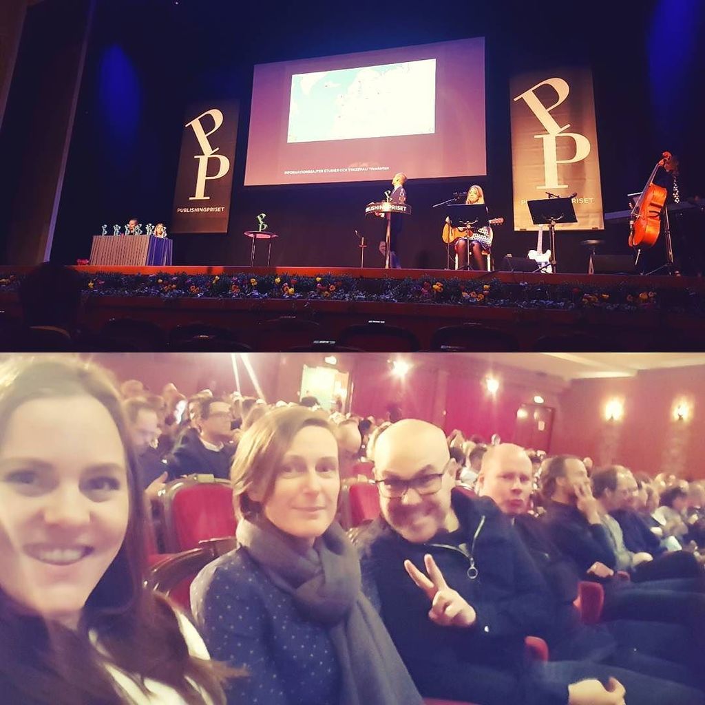 CelebrationSwe's tweet photo. En delad andra plats blev det för yrkeskartan.se som vi gjort för Handelsrådet 🎉😄 #publishingpriset https://t.co/lteWqb2oY1