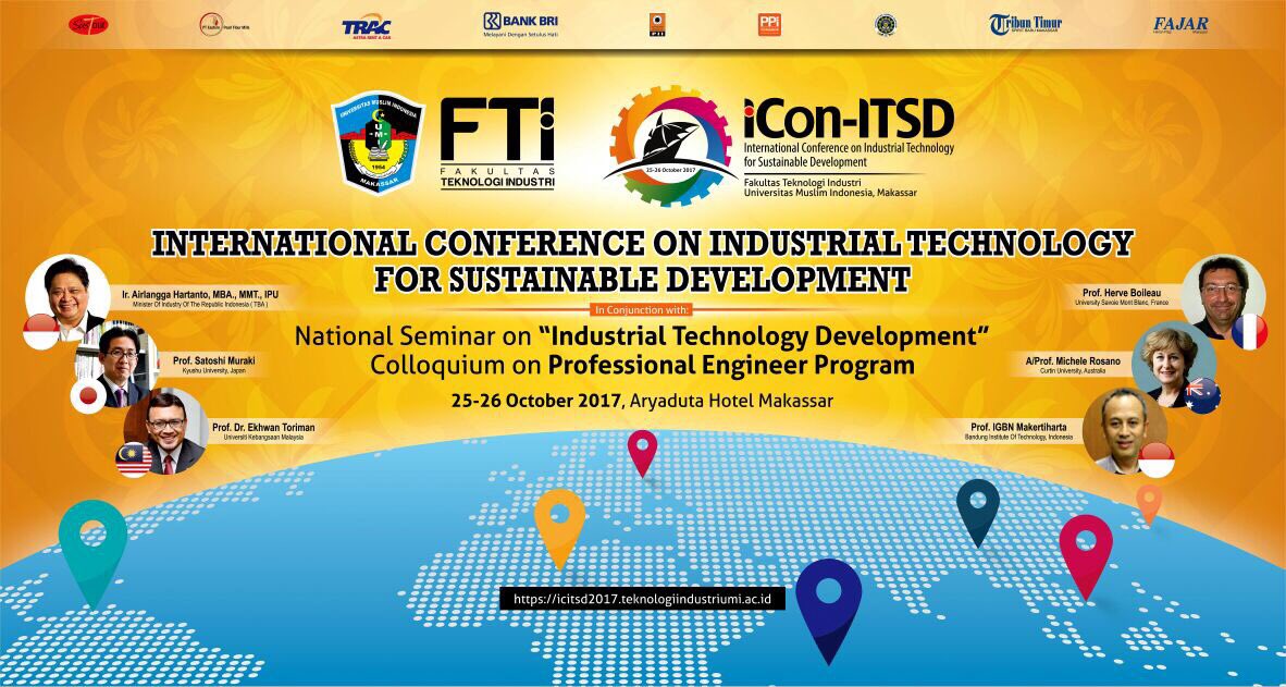 International Conference on Industrial Technology for Sustainable Development – ICon-ITSD

icitsd2017.teknologiindustriumi.ac.id