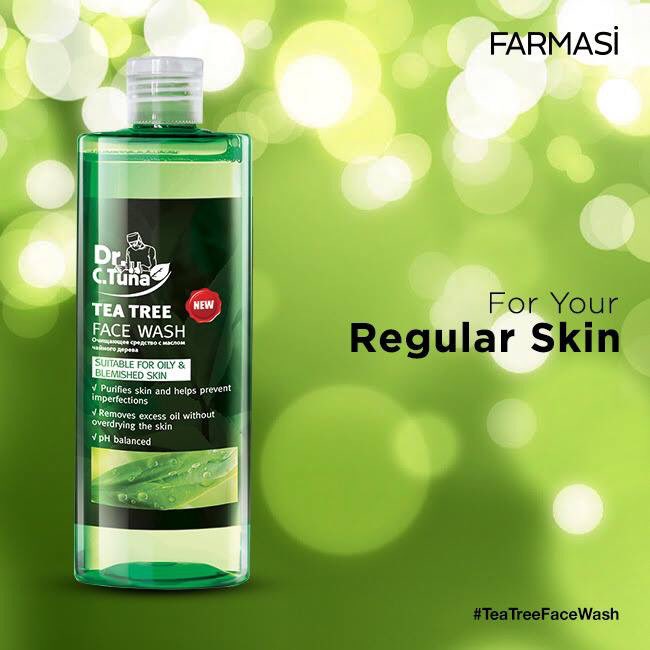 farmasi tea tree face wash