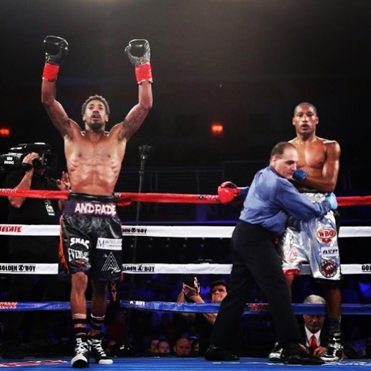 All glory to the most high! 👆🏾#ATeam #ItsMeAgain #AndradeFox <a href="/hboboxing/">HBO Boxing</a> @everlast