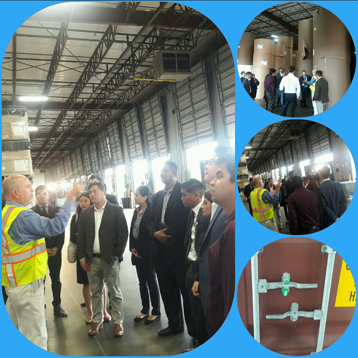 UHD_SSCMA's tweet photo. Thank you @GulfWindsInt for allowing us to tour the warehouse in La Porte, TX. Special thanks to Chuck Rice who was our guide.#SSCMA #UHD https://t.co/B5aFlZhKIA