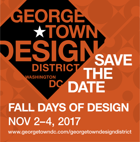 georgetowndc's tweet photo. Even MORE events have been added to #GeorgetownDesignDistrict #FallDaysofDesign! Check out 3 days of programming at https://t.co/hKwcQnaJbs https://t.co/qxZ13WsX3l
