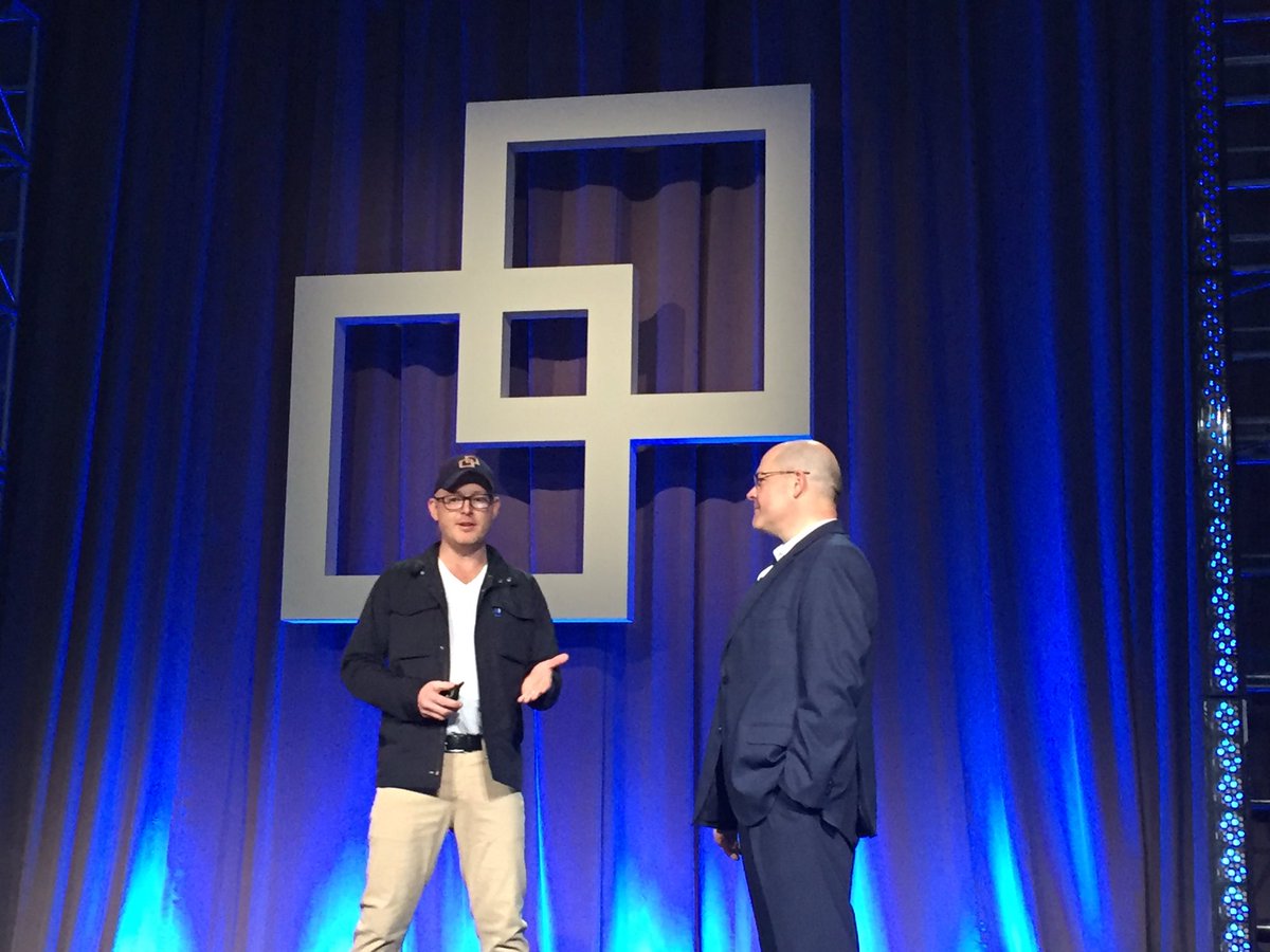 .<a href="/BennettBorden/">Bennett Borden</a> on stage with Andrew at #RelativityFest.  Says analytics in Relativity is like "putting on an Ironman suit." @DrinkerBiddle