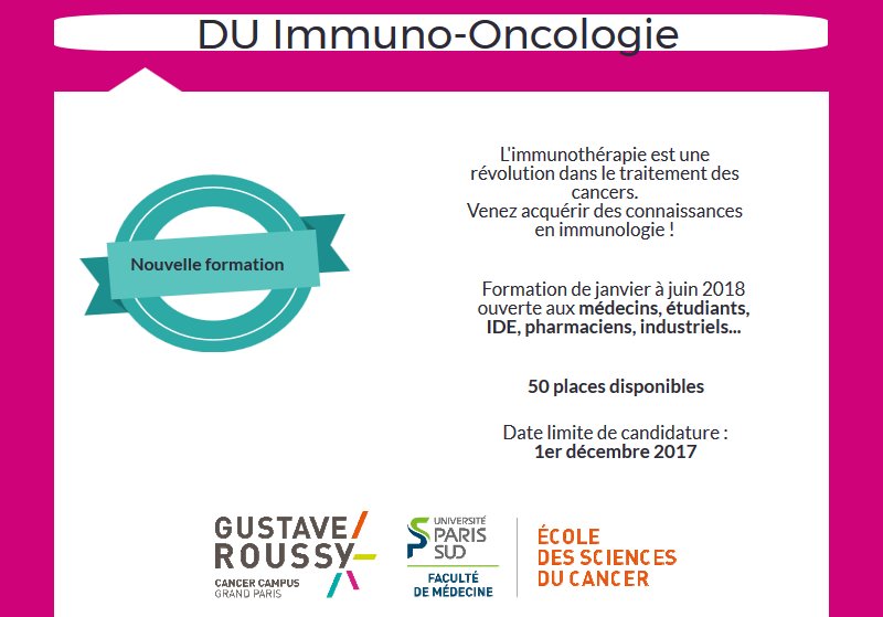 diplome universitaire oncologie