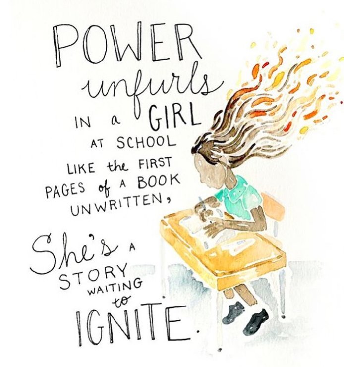 One girl with courage is a revolution. #girlrising (via <a href="/KimothyJoy/">Kimothy Joy</a>)