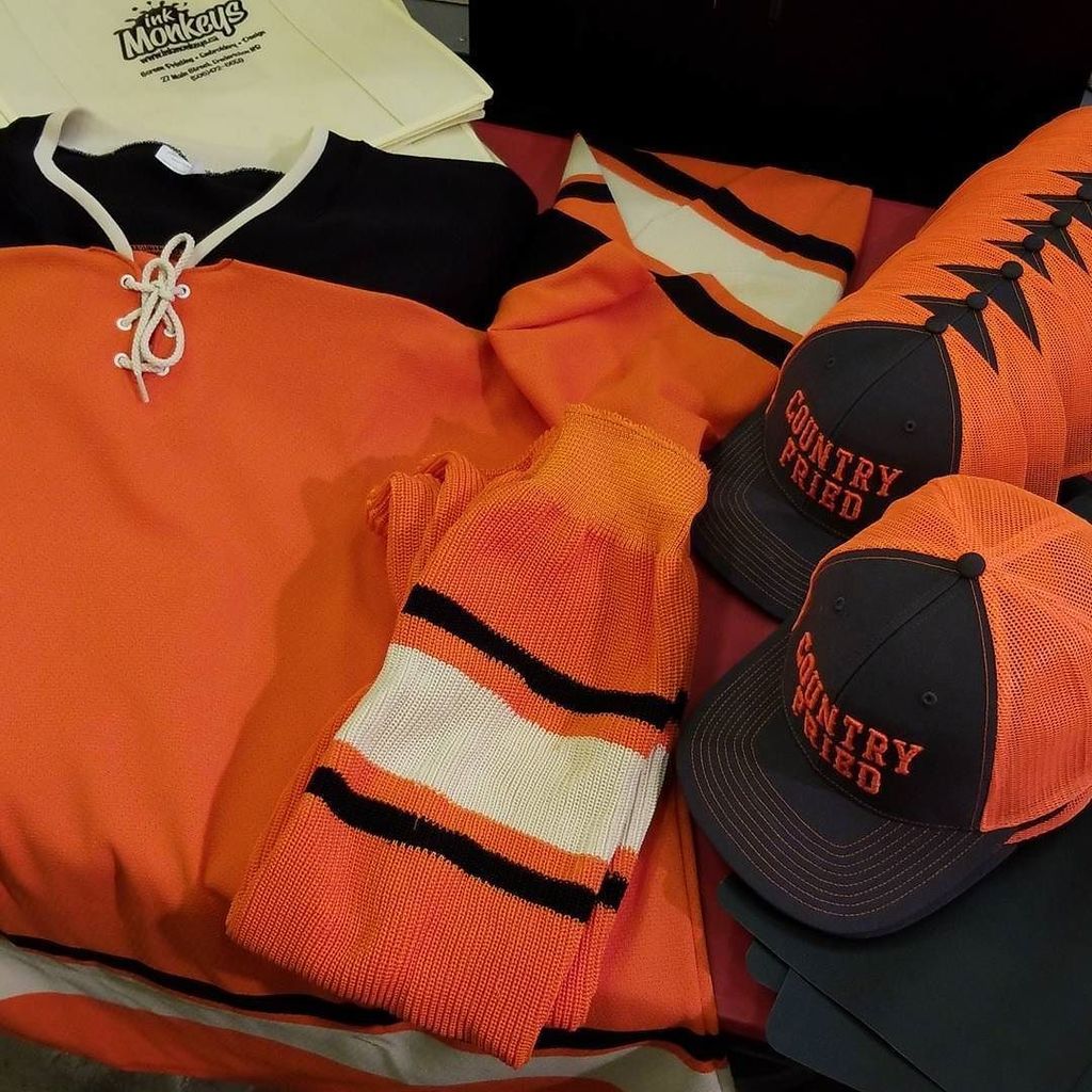 ink_monkeys's tweet photo. Happy #halloween it's an #orangeandblack day over here at #inkmonkeys #hockey #hockeyseason #hockeylife https://t.co/Lh4LcQNHxe https://t.co/W9zxc4jsUN