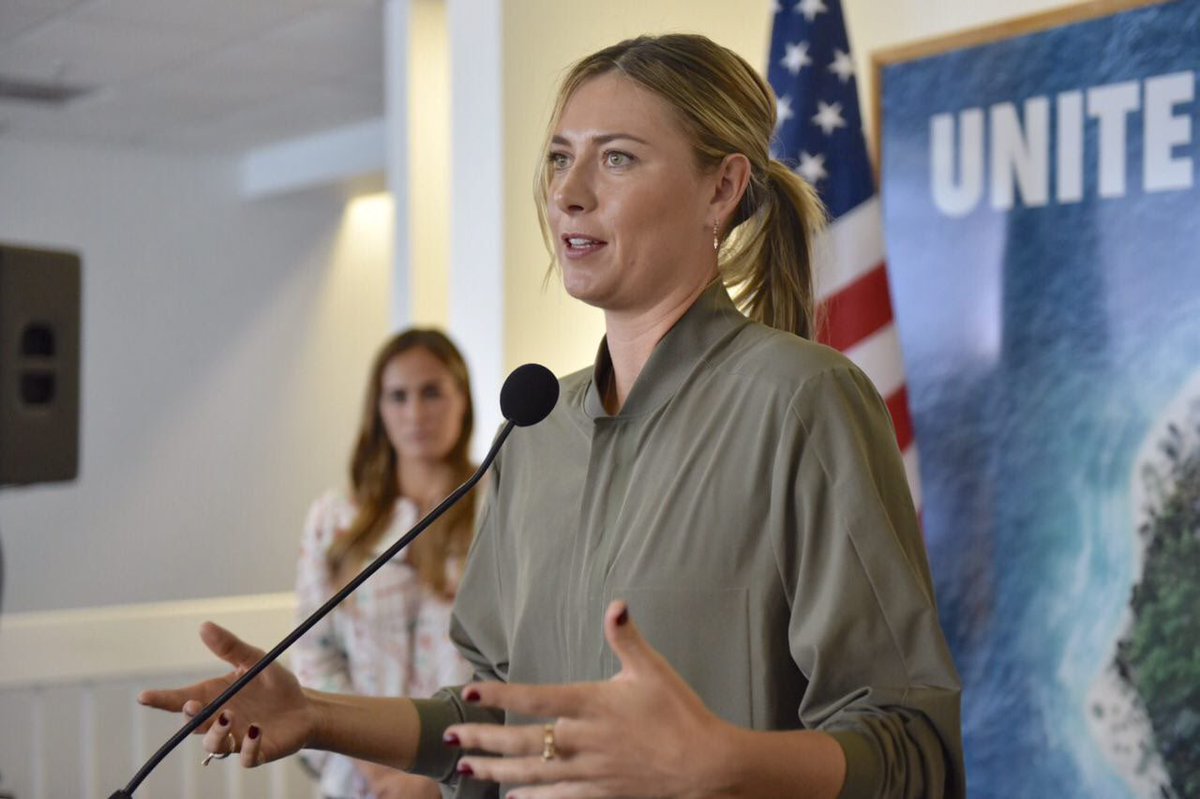 ricardorossello's tweet photo. Gracias @MonicaAce93 por siempre estar presente para nuestra tierra. @MariaSharapova gracias por ayudar a Puerto Rico 🇵🇷. #PRSeLevanta https://t.co/07C6d690kf