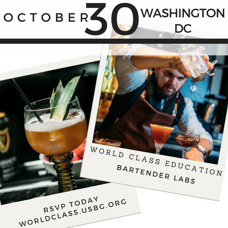 WorldClassUS's tweet photo. October 30th - World Class Bar Labs will be in Washington D.C. Make sure you RSVP early at https://t.co/6E59XVXiX3 #worldclassus https://t.co/Cv6LJfaGrA