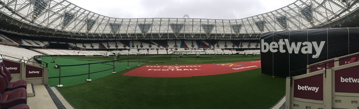 bloord's tweet photo. Stadium Tour was awesome #ThomasCookSport @LondonStadium https://t.co/v1bjqbL5sx
