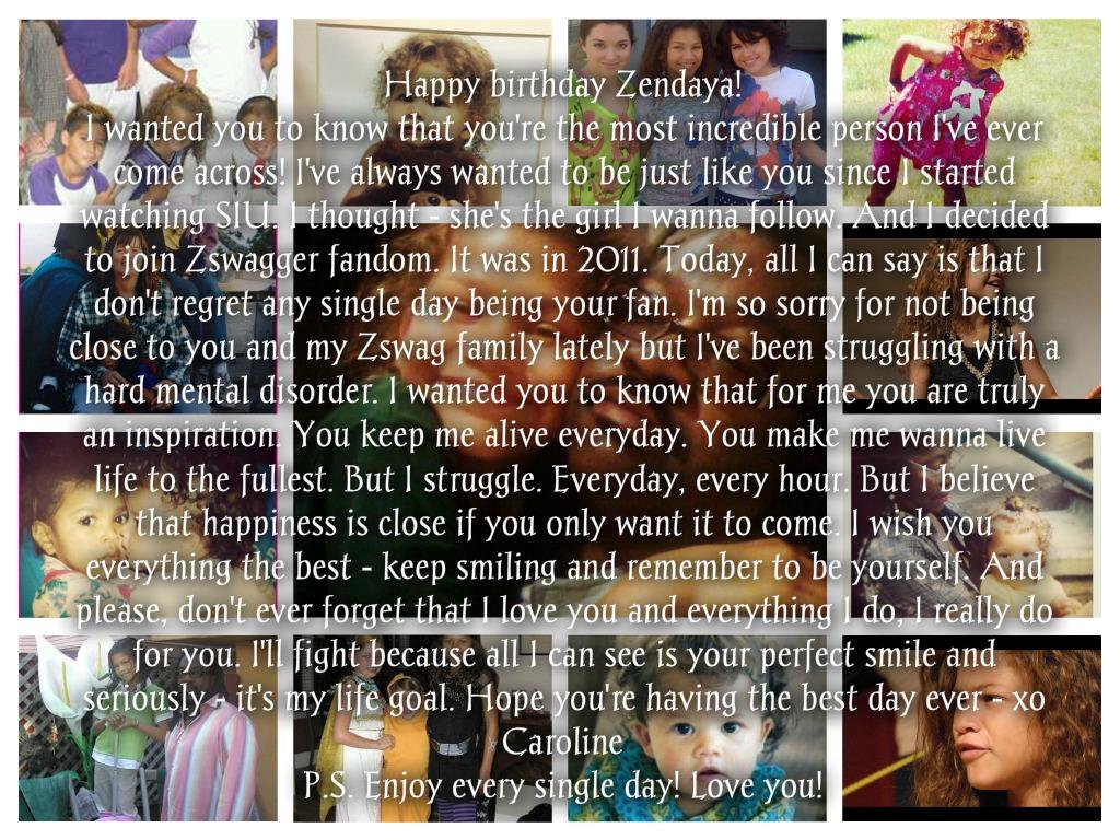 QueenZendaya4's tweet photo. What a cute message to me 🎂🎂🍰🍰 https://t.co/8IsLdxi881