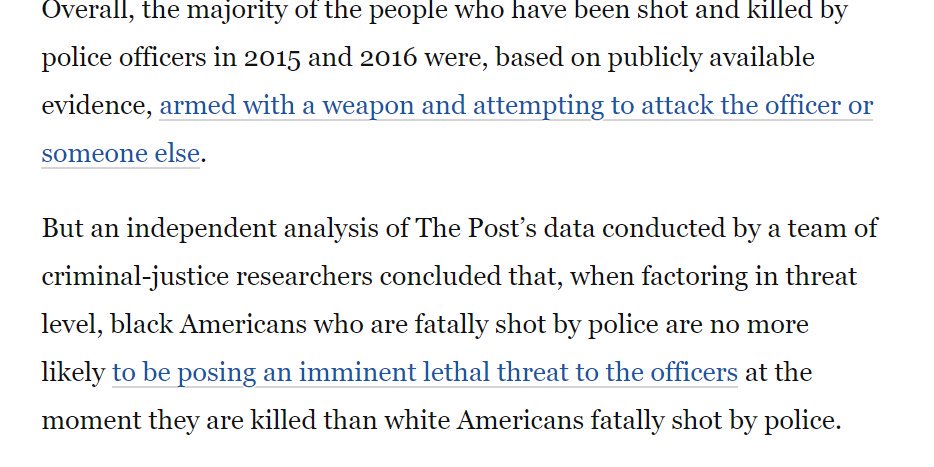 JayFanchez's tweet photo. The Washington post is a notoriously liberal mouthpiece.  This is what their own research discovered.   You won't hear this in MM lyrics. https://t.co/WR1iaHjMVg
