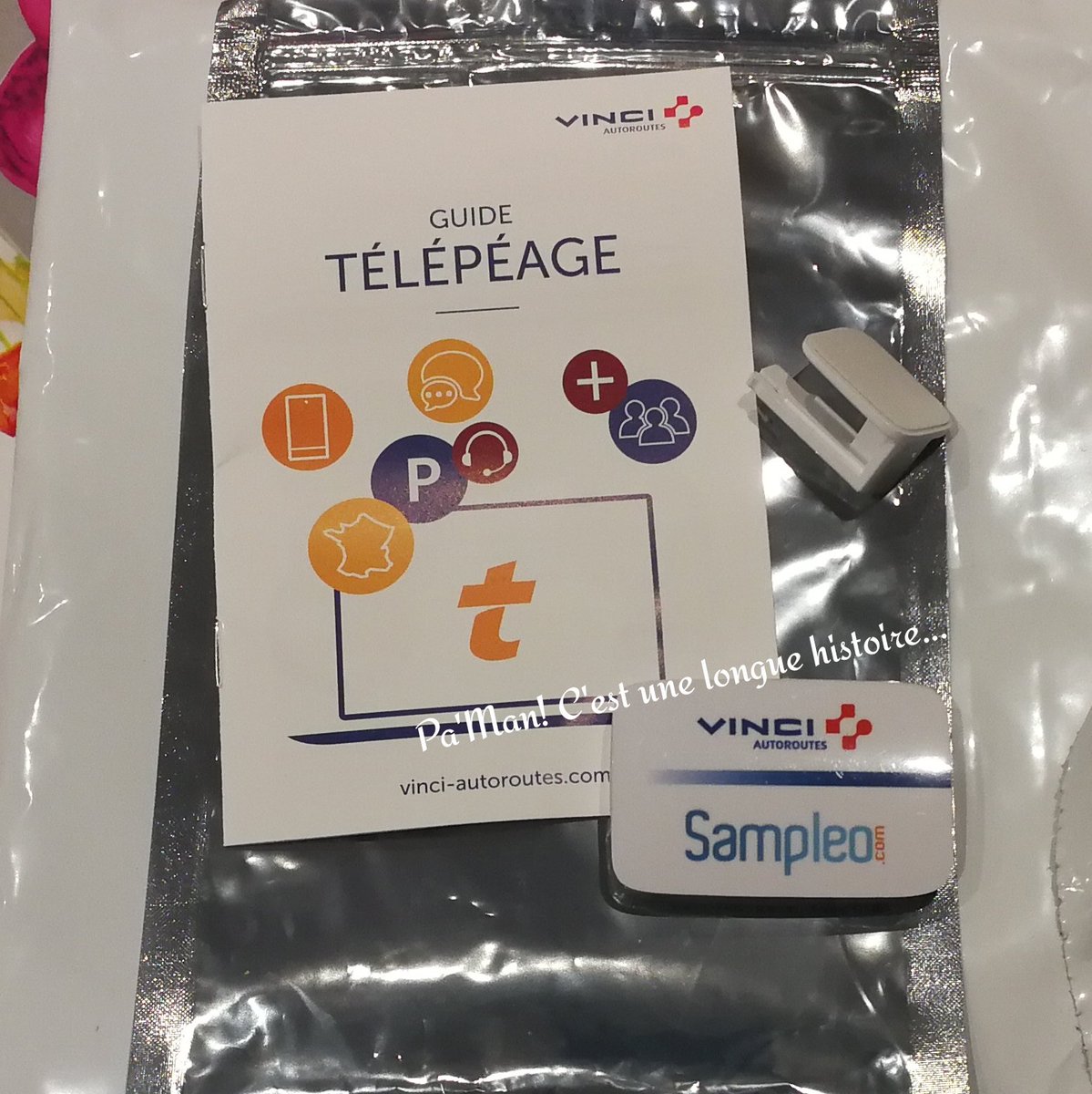 PaMan1histoire's tweet photo. Nous avons reçu en test un petit boîtier pour rouler tranquillement grâce au télépéage.Merci @VINCIAutoroutes et @sampleo #TelepeageSampleo https://t.co/itLtvIzlmS