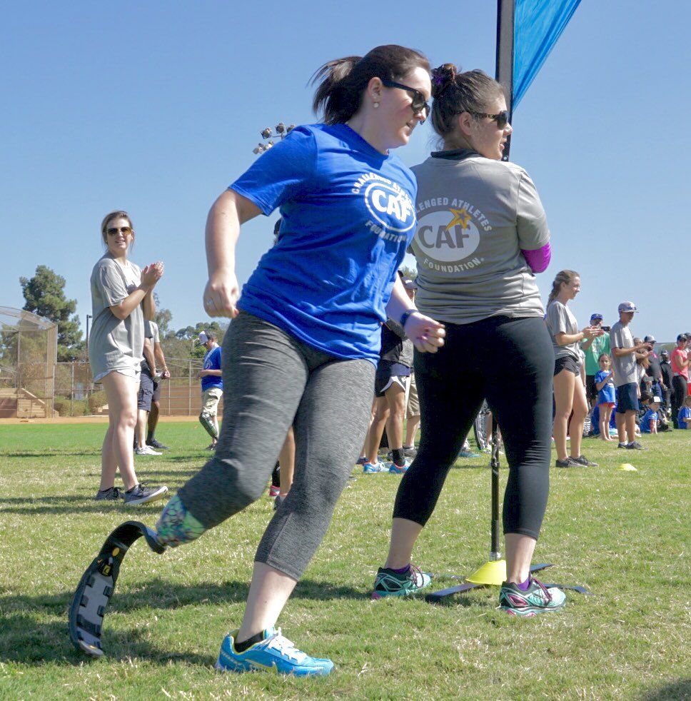 surfdogs's tweet photo. Turning the corner in more ways than one @OssurCorp Mobility Clinic #BestDayInTri #SDTC2017 @CAFoundation https://t.co/x4RushBQ4P
