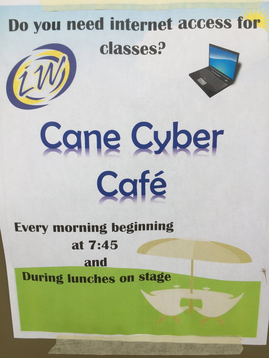 JulieConnolley's tweet photo. LWHS making sure students stay connected! @CTEmarion @LWHS_Canes https://t.co/IPXw4xr320