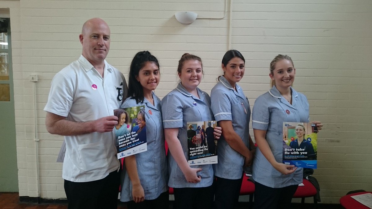 SandraGuy01's tweet photo. First time flufighters from our largest preceptorship cohort - an amazing 70 new NMC registered staff employed #flufighters @NorthumbriaNHS https://t.co/P9r83mIpBB