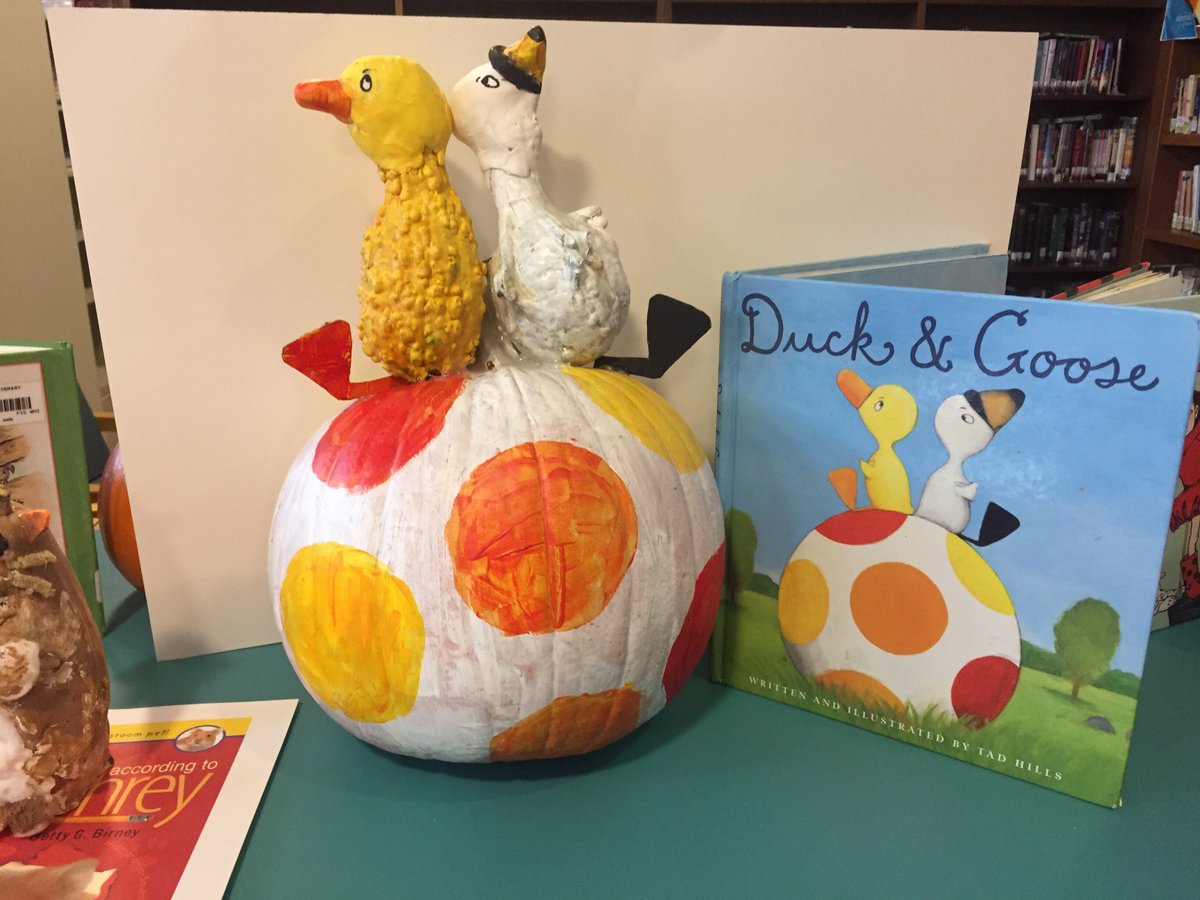 BaldwinCPS's tweet photo. Book character pumpkin entries are coming into the library. Have you made yours yet? https://t.co/9VtBn4JBFD