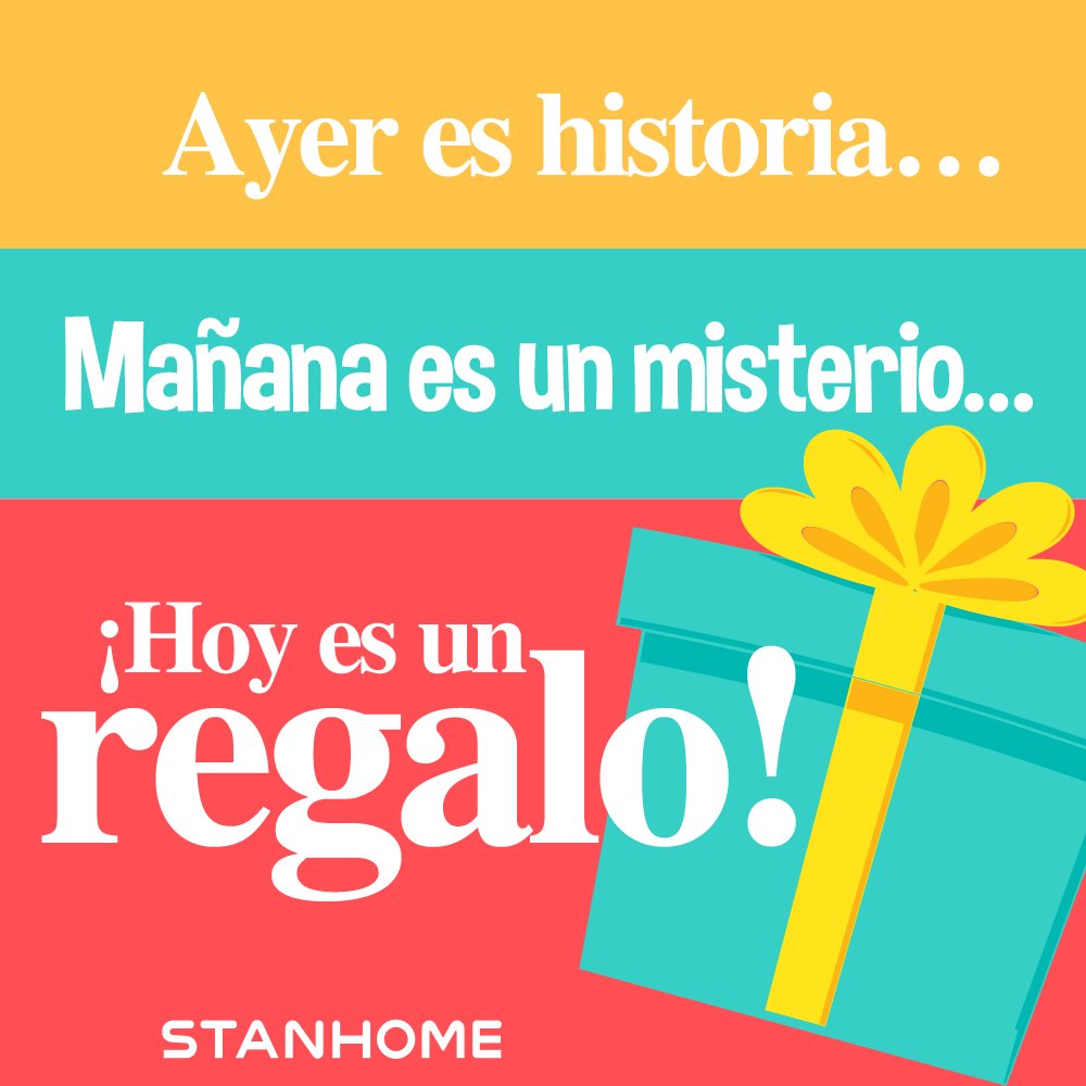 StanhomeMx's tweet photo. ¡Disfruta del presente! 🎁 Que tengan excelente inicio de semana #MerecesLoMejor 💖 #StanQuotes https://t.co/Hd3IM2o68a