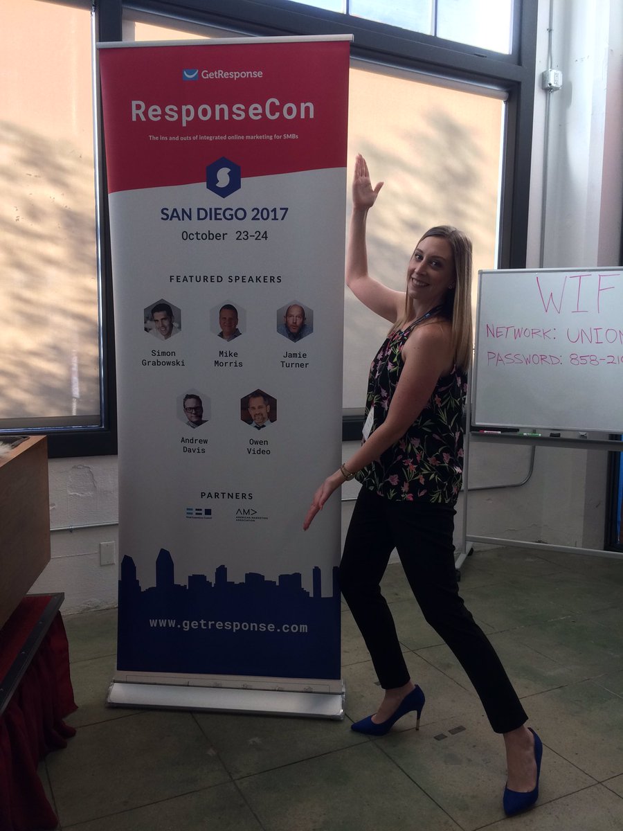 SalesLadyRachel's tweet photo. We here!!!! #ResponseCon17 #getresponselife #emailgeeks https://t.co/YpzMwNEK2C