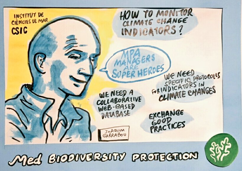 Gov4Nature's tweet photo. #MEDBiodiversity_BCN2017 #JoachimGarrabou @CSIC providing the easiest tools for #MPAsmanagers #climatechangefight https://t.co/uNvvoV3Ljh