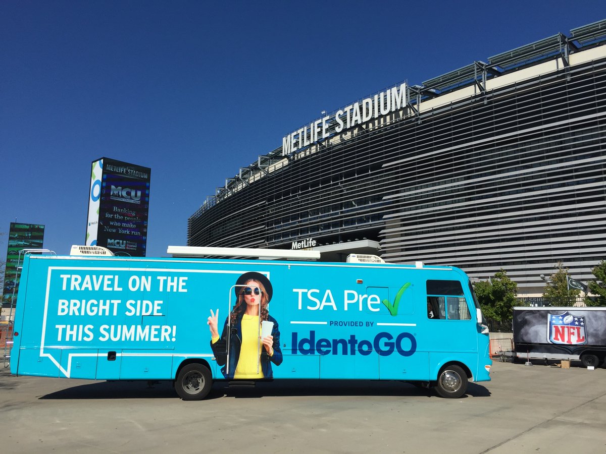 hbaskas's tweet photo. #Football fans can sign up for @TSA Precheck at 2 NFL stadiums (so far). https://t.co/IiasDFByFb https://t.co/xVYEmt57nd