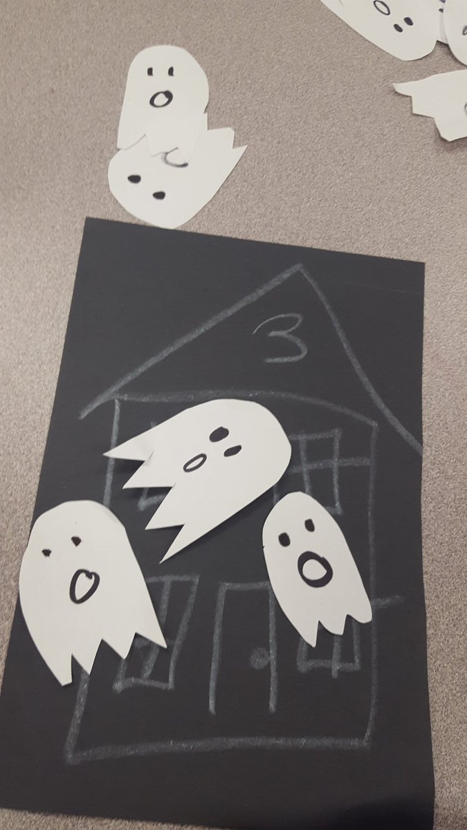 PreKTeacher22's tweet photo. What a GHOSTLY day!!! Haunted math and our awesome science experiment ghost rockets! Watch for a video soon! @MadCoSchools @HomeoftheCubs https://t.co/4cOlHbM17A