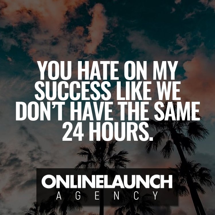 launch_agency's tweet photo. It's not that we don't see u hating on us, it's just that we simply don't care! So, while u r out there bitching, we are getting shit done. https://t.co/fo094kkR0k
