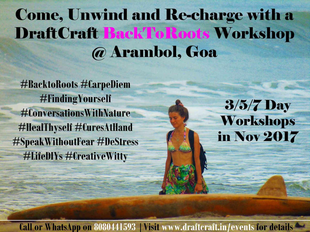 DraftCraftSpeak's tweet photo. #Workshop #DraftCraft #Events #Goa #Arambol #Beach #Law #Media #Journalism #Photography #Films #Travel #BackToRoots
https://t.co/SKOiWrq2cy https://t.co/xdpBUamT2J