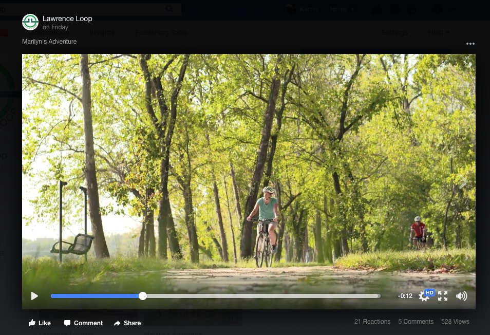 LawrenceKSLoop's tweet photo. New videos about #LawrenceLoop benefits: https://t.co/ryMQg4tD22 @lprdks @eXploreLawrence @LiveWellLawrnce @DCCFoundation @SunflowerFDN https://t.co/6pAqRqeR3L