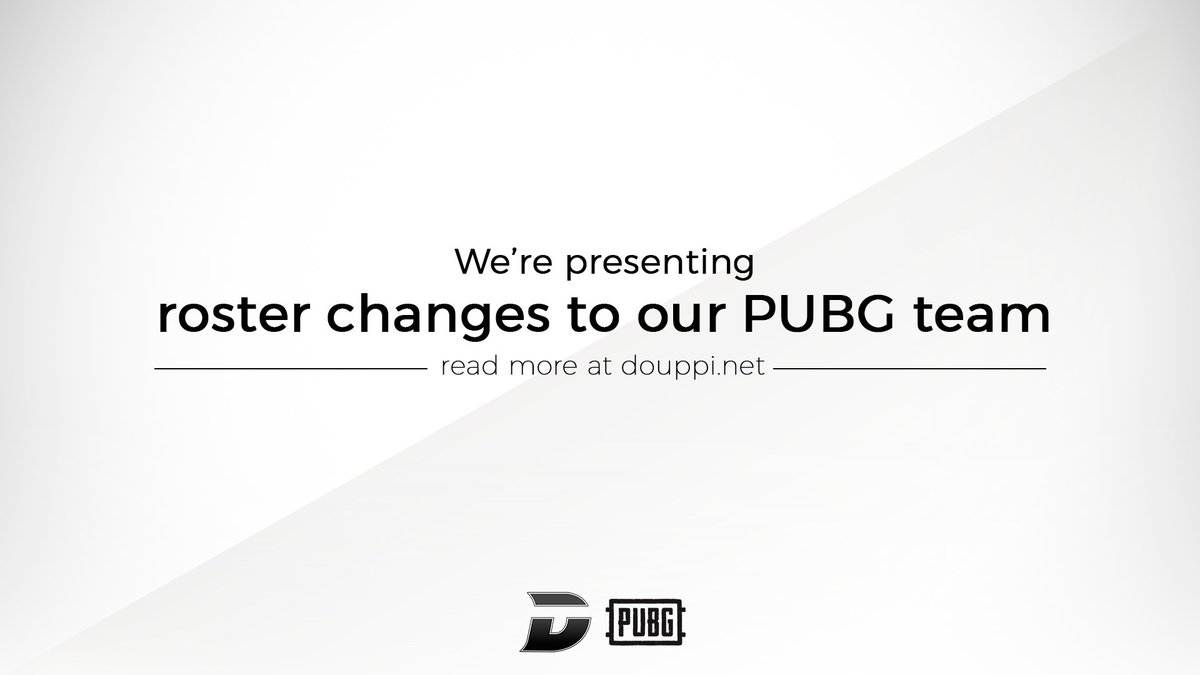 douppi_cs's tweet photo. Today we're bringing some roster changes to our @PUBATTLEGROUNDS lineup! Read more here: https://t.co/B7U95kSmRm #esportsfi #douppipubg https://t.co/VF1ToXrlRb
