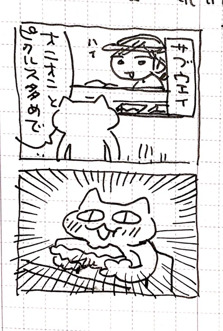 絵日記 #にゃぶん
ただしくはオリーブとピクルス 