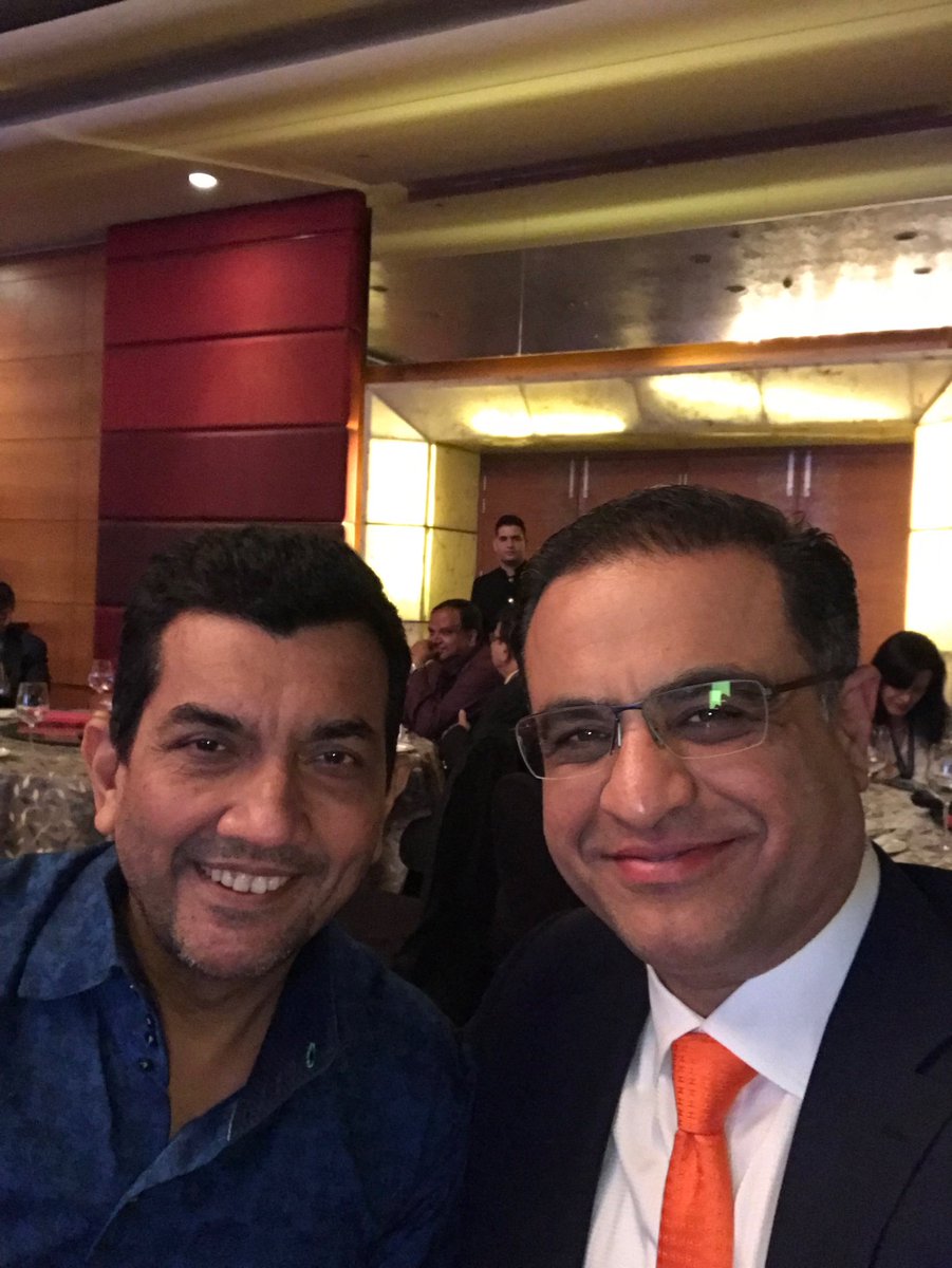 With India’s leading celebrity chefs at the Pusa Alumni meet ! <a href="/SanjeevKapoor/">Sanjeev Kapoor</a>
