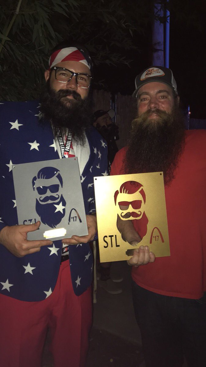 #StLBMC #president #1stPlace &amp; #vicepresident #2ndPlace #ShowMeYourBeardState #ShowMeYourMustacheState #StLouisNonProfit #competition