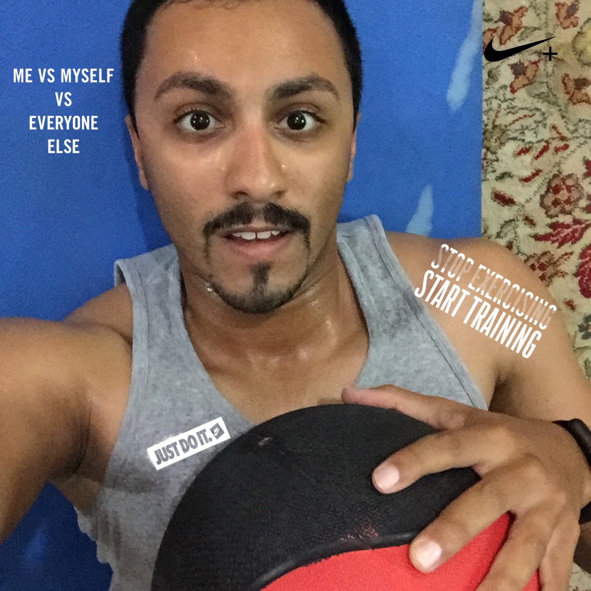 HusainAlfraid's tweet photo. #stop_exercising #start_training https://t.co/5k8B20Cr97