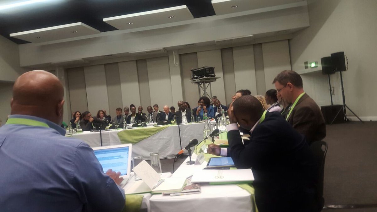 Min_Secretary's tweet photo. @HigherEduGovZA Min @ProfMkhize during an all groups feedback plenary session at the Harambee Solutions Exchange earlier today https://t.co/AMktS6MXHH