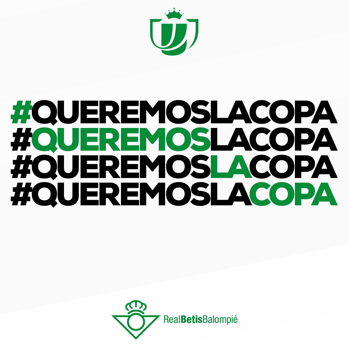 RealBetis's tweet photo. ¡Pásalo! 🏆💚 https://t.co/PIqAC6qhMF
