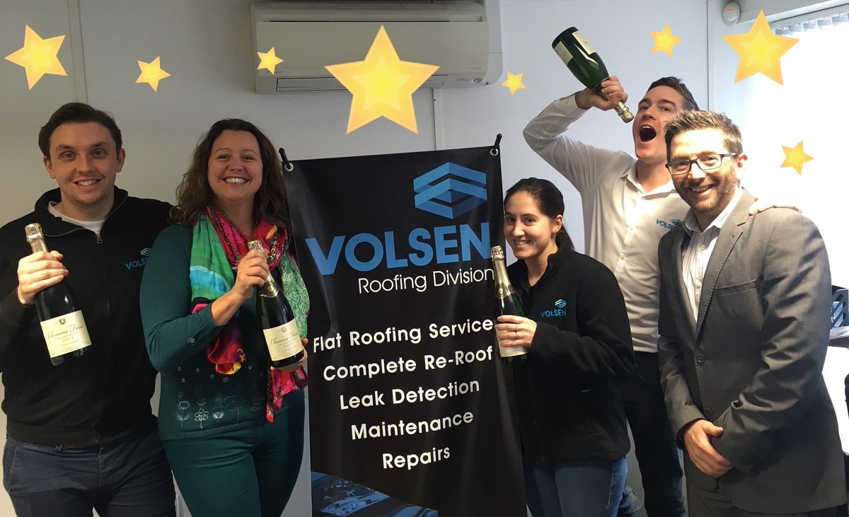 VolsenLTD's tweet photo. Fantastic gifts from @samrogan77 @SikaSarnafilUK celebrating installing 10,000 M2 #Sarnafil membrane this year on various UK projects https://t.co/egQvpTJpFU