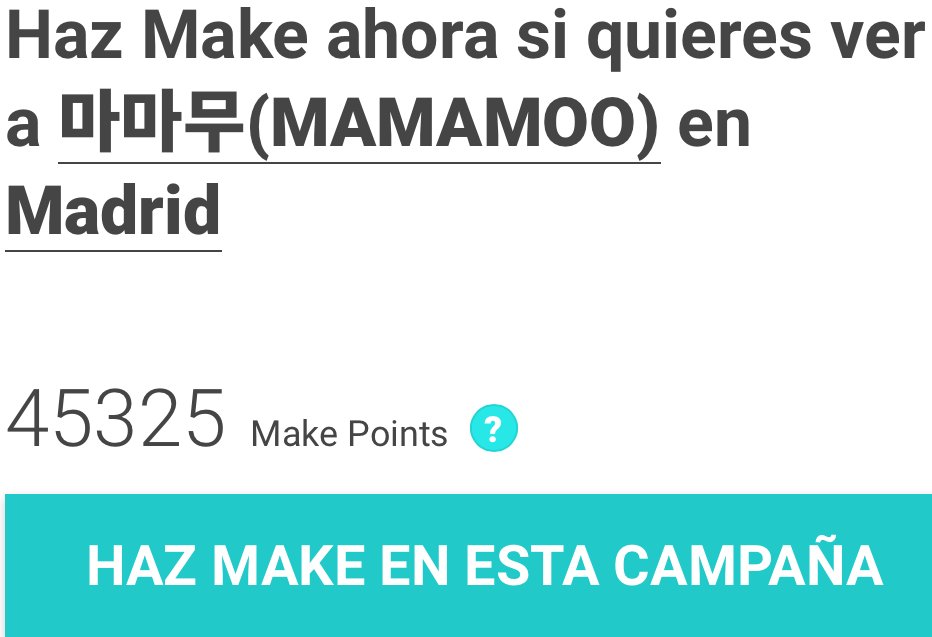 MamamooSpain_'s tweet photo. [MMT] ¿Os gustaría ver a MAMAMOO en España? Haciendo 'Make' en MyMusicTaste, ¡podéis hacerlo posible! ➡️ https://t.co/omJpN4PL0t https://t.co/3DHgvS3mua