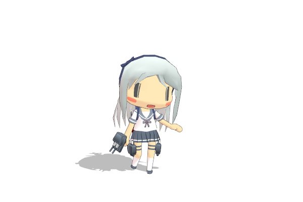 狭霧(艦これ) 「狭霧#艦へちょ 」|鼻8Pのイラスト