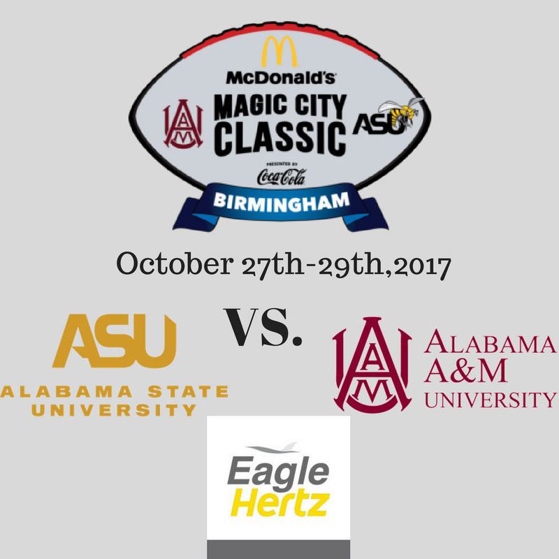 EagleAutoLLC's tweet photo. Planning a trip to Birmingham for the #MagicCityClassic this weekend? Be sure to call for our special #VIPRATES at #hsv or #shoals locations https://t.co/vXj4JAXKVB