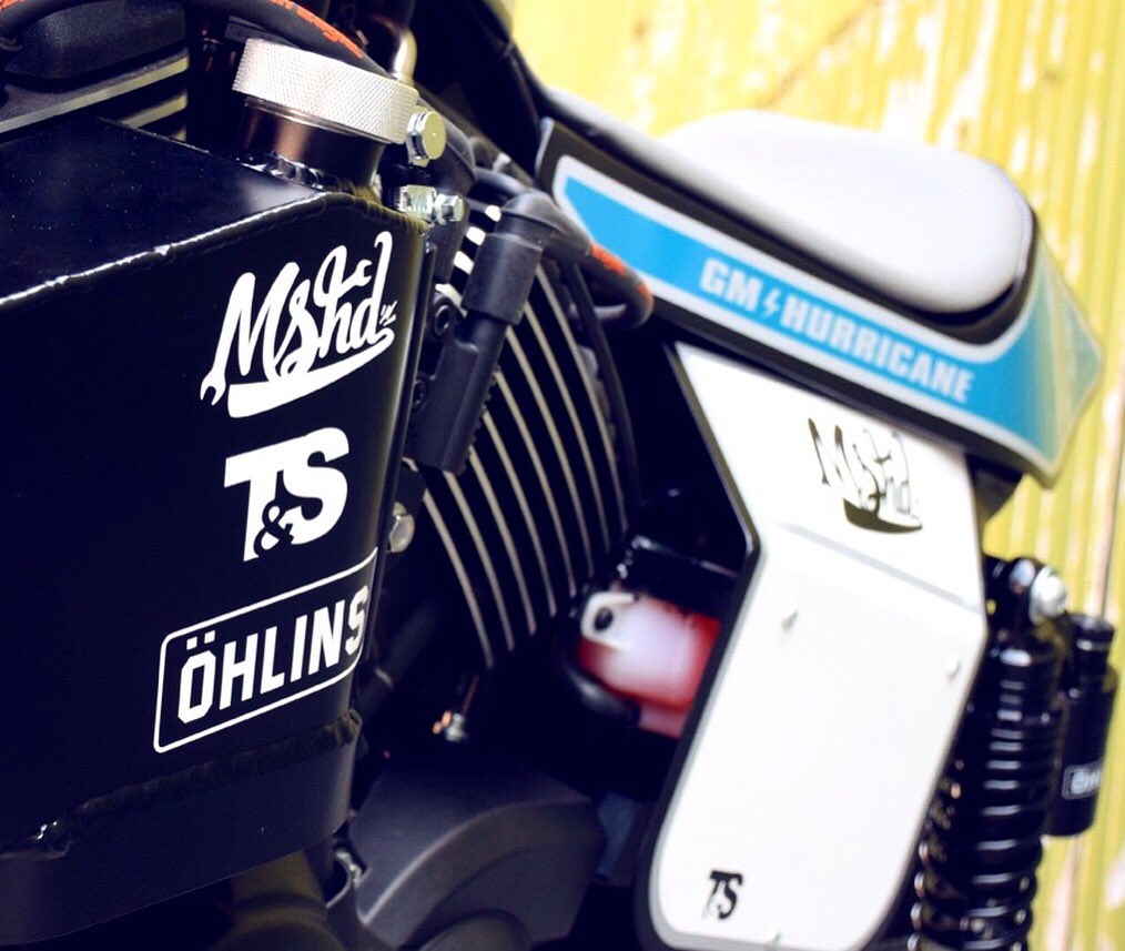 A little design work for <a href="/MaidstoneHD/">Maidstone Harley</a> flat tracker project. See God, then turn left ✅