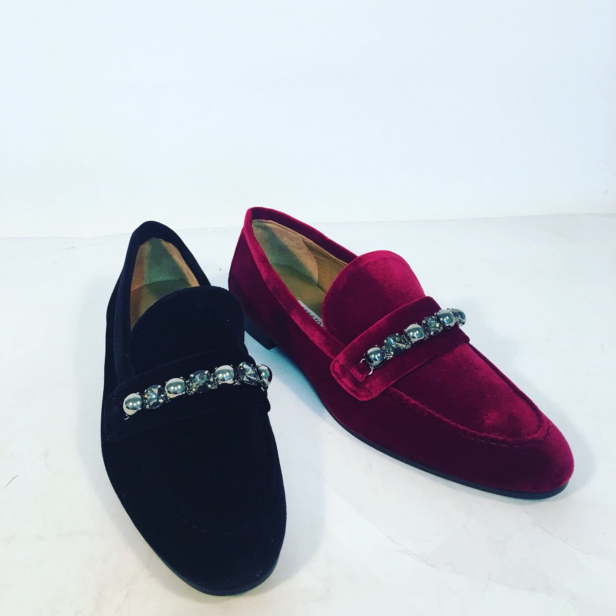 fitzshoes's tweet photo. New velvet ladies loafers in store now https://t.co/D4Zcsf7pAT