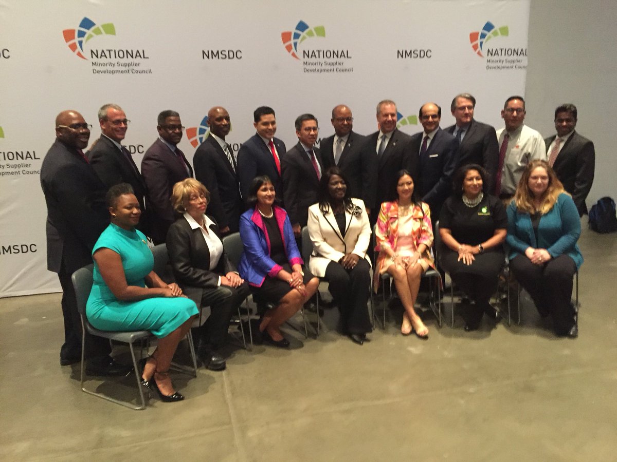 Nice catching up with our CEO and all his pals during his sabbatical as Interim President of @NMSDCHQ #NMSDCConference